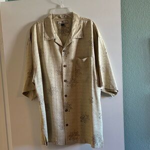 Tommy Bahama Floral Silk Shirt XL